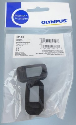 2 Olympus eyecups eyepiece EP-13 new in package fits OM-D E-M1 mark I II III
