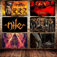 Nile death metal band Fans Flag Banner Tapestry Wall Hanging Room Decor 3x5ft