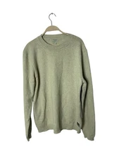 Oobe Brand 161 King St. Sweater Mens XL oatmeal Cashmere sweater crew neck