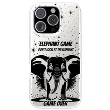 Design Case For Apple iPhone (16,15,14,13,12,11,X,8,7),Elephant Game Print
