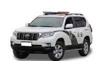 Vitesse 29423 1:43 Land Cruiser Prado 2018 Polizei Modellauto Weiß OVP