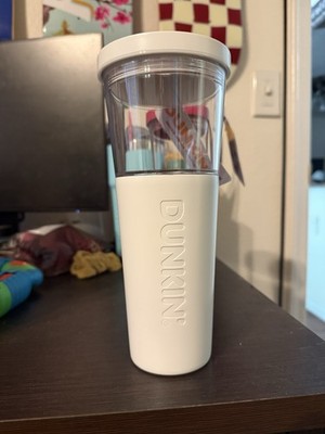 Dunkin Donuts Mixed Media Tumbler 28oz White
