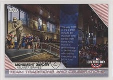 2020 Topps Opening Day Team Traditions and Celebrations Monument Garden 00f2
