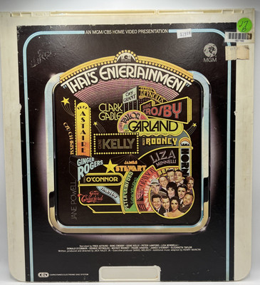 That s Entertainment CED RCA SelectaVision VideoDisc Compilation LOTS OF STARS!