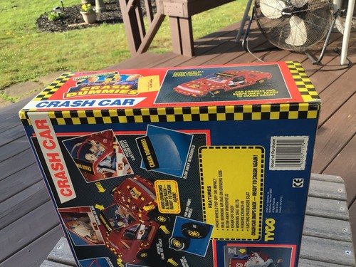 1991 TYCO CRASH TEST DUMMIES CRASH CAR WITH DASH DUMMY SEALED OLD STORE STOCK - Picture 10 of 12