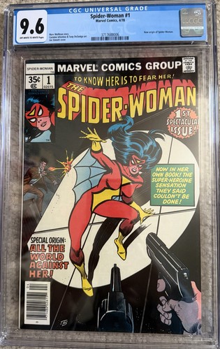 The Spider-Woman #1 * CGC 9.6* OW/WP * Joe Sinnott* 1978 * Marvel Comics