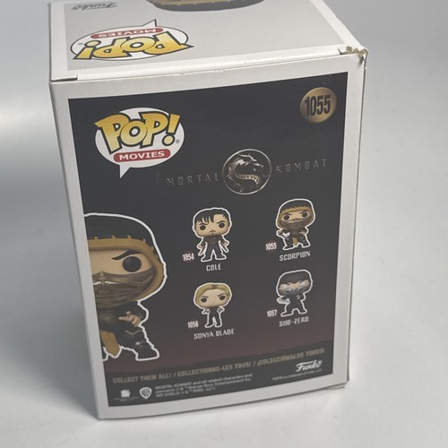 Mortal Kombat 2021 Scorpion Funko Pop! Vinyl Figure #1055 Vaulted - Afbeelding 4 van 8