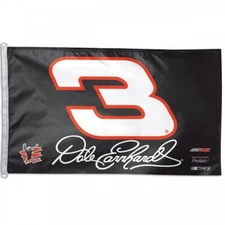 DALE EARNHARDT #3 FLAG/BANNER 3'X5' NASCAR BANNER: US Fast Shipping