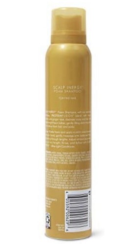 Nexxus Scalp Inergy Foam Hair Shampoo 6.7 Fl Oz with Wheat Protein & Ginger Root - Picture 2 of 2
