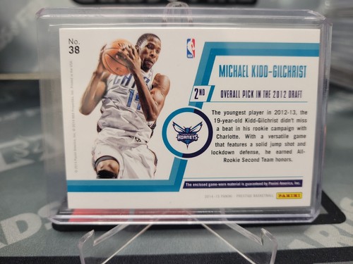 2014/2015 Panini Prestige Bonus Shots Materials /75 Michael Kidd-Gilchrist - Picture 3 of 3