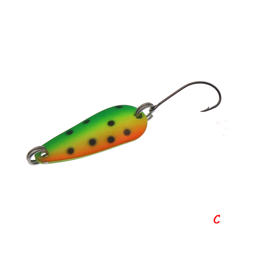 Lachs Forelle Spoon Trout Ultra Light UL Angeln Spinner Blinker 3 Gr. 30 mm - Bild 4 von 21