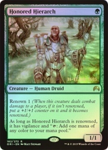 Pre-Release Promos - Honored Hierarch - Foil - Prerelease Promo - Picture 1 of 1