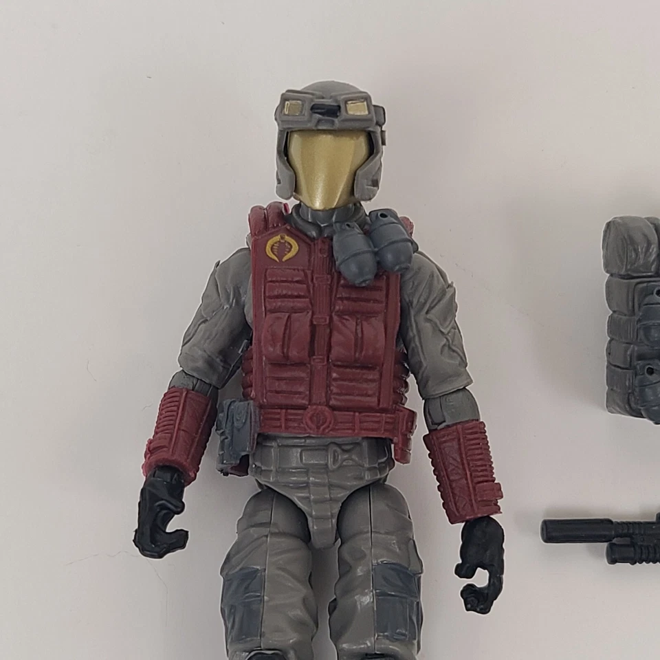 Figura Oficial Víbora GI Joe COBRA 3.75" Infantería Soldado Víbora Pozo 50 Suelto Foto 3 de 4