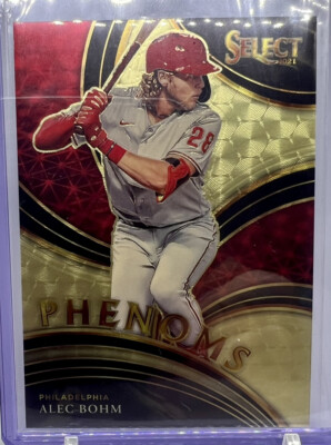 2021 Panini Select Baseball Alec Bohm Phenoms RC Gold Vinyl 1 of 1