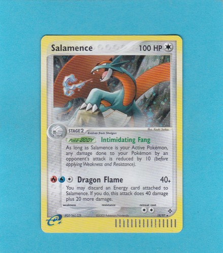 Pokemon EX Dragon Set - Salamence Holo League Promo # 19/97 NM