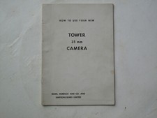 Tower 35mm camera instruction manual, US SELLER "LQQK"