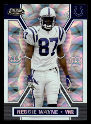2002 Pacific Exclusive #77 Reggie Wayne Card Indianapolis Colts