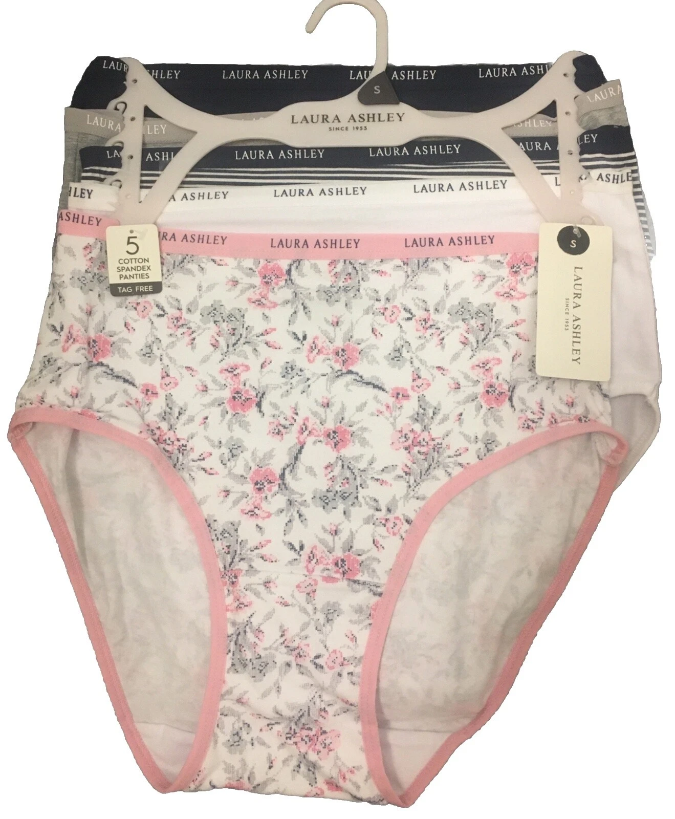 Laura Ashley Floral Regular Size Thongs for Women