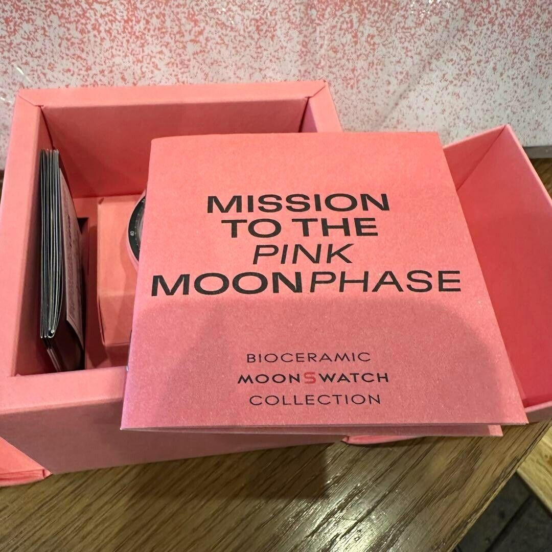 OMEGA x swatch Bioceramic MoonSwatch MISSION TO THE PINK OMEGA x swatch Bioceramic MoonSwatch MISSION TO THE PINK
