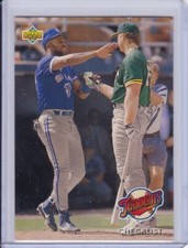 Joe Carter Mark McGwire Teammates CL 1993 Upper Deck Baseball Card 41 Grade NMMT
