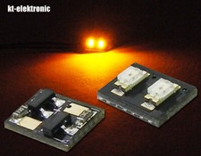 5 x Moba Haus-Beleuchtung ORANGE mit 2 SMD LEDs 5-24 Volt LED-Modul mit 20mA KSQ