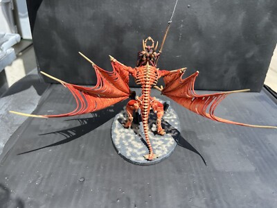 Figurine Warhammer Metal - Vampire Dragon De Sang Sur Cauchemar - Peinte - Occasion