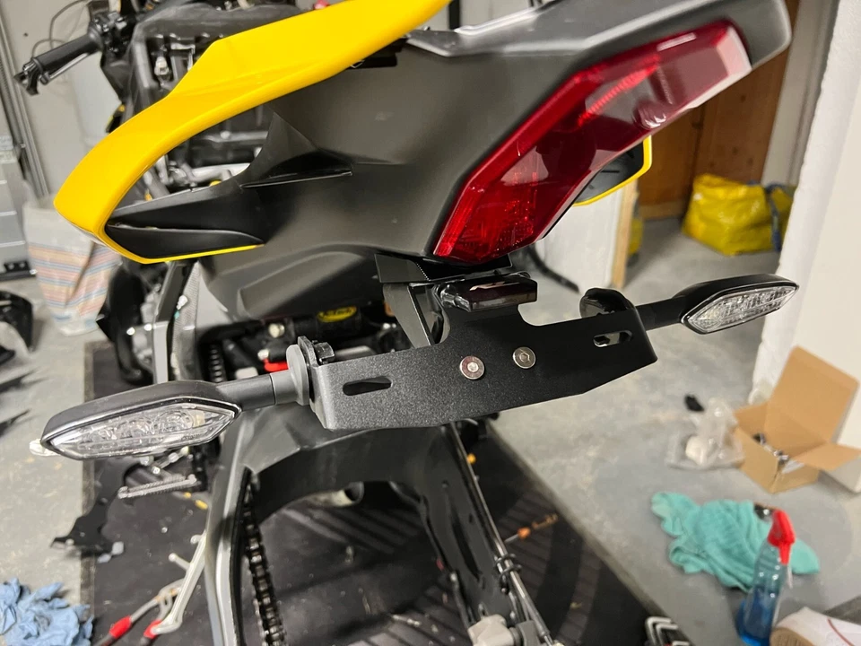 Para Yamaha YZF R1 R1M R1S 2016-2025 cola ordenada guardabarros eliminador matrícula Foto 3 de 4
