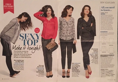 PRIMA SEWING PATTERN LADIES BLOUSE OR LOOSE FITTING JACKET TO FIT SIZES 10-20