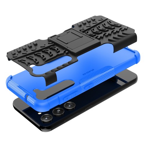 Per Samsung Galaxy S23, custodia rigida armatura ibrida robusta antiurto 2 strati + vetro - Foto 22 di 39