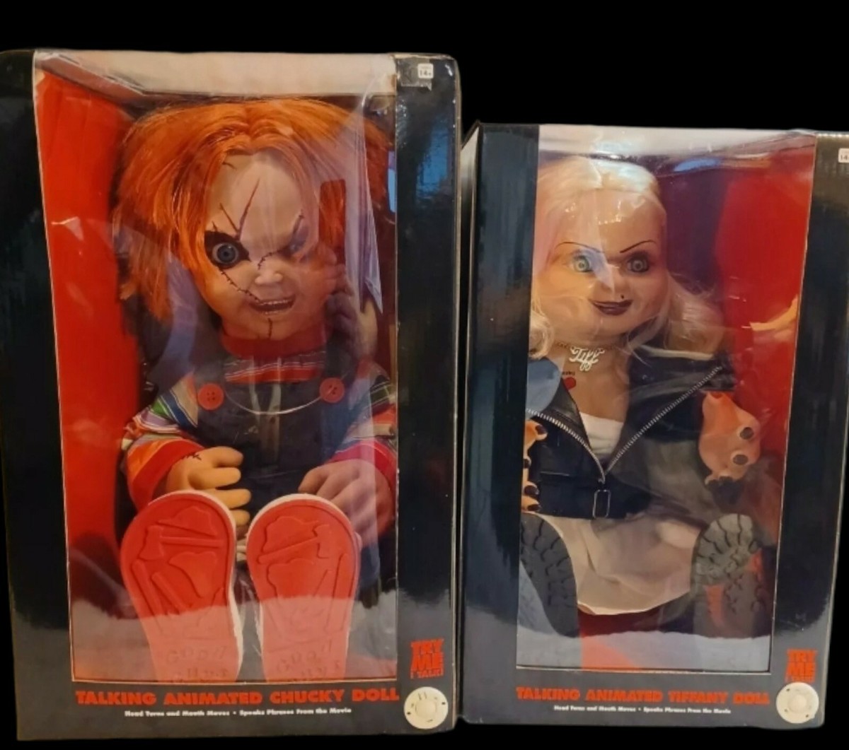 NEW VTG 2004 Talking Childsplay Chucky & Bride Doll And Tiffany Original  Works | eBay
