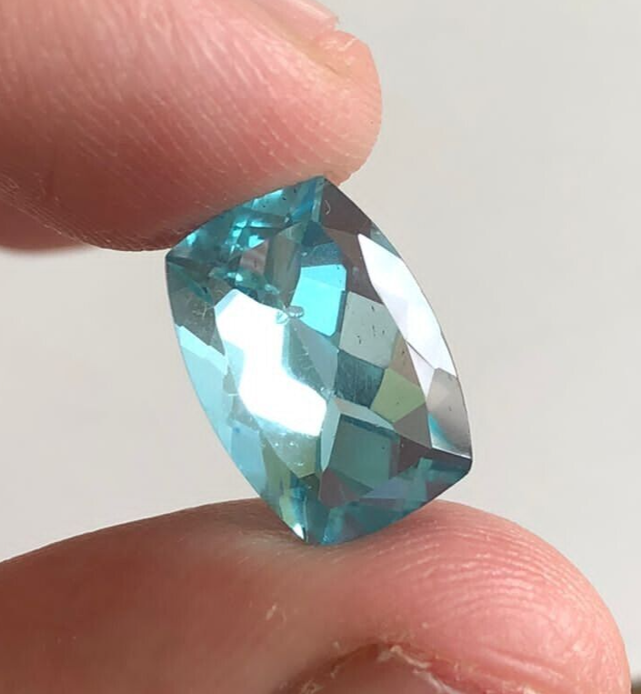 Pierre Précieuse Naturelle Tourmaline Pastèque Tranche Polie 31,34 Carats - Inde