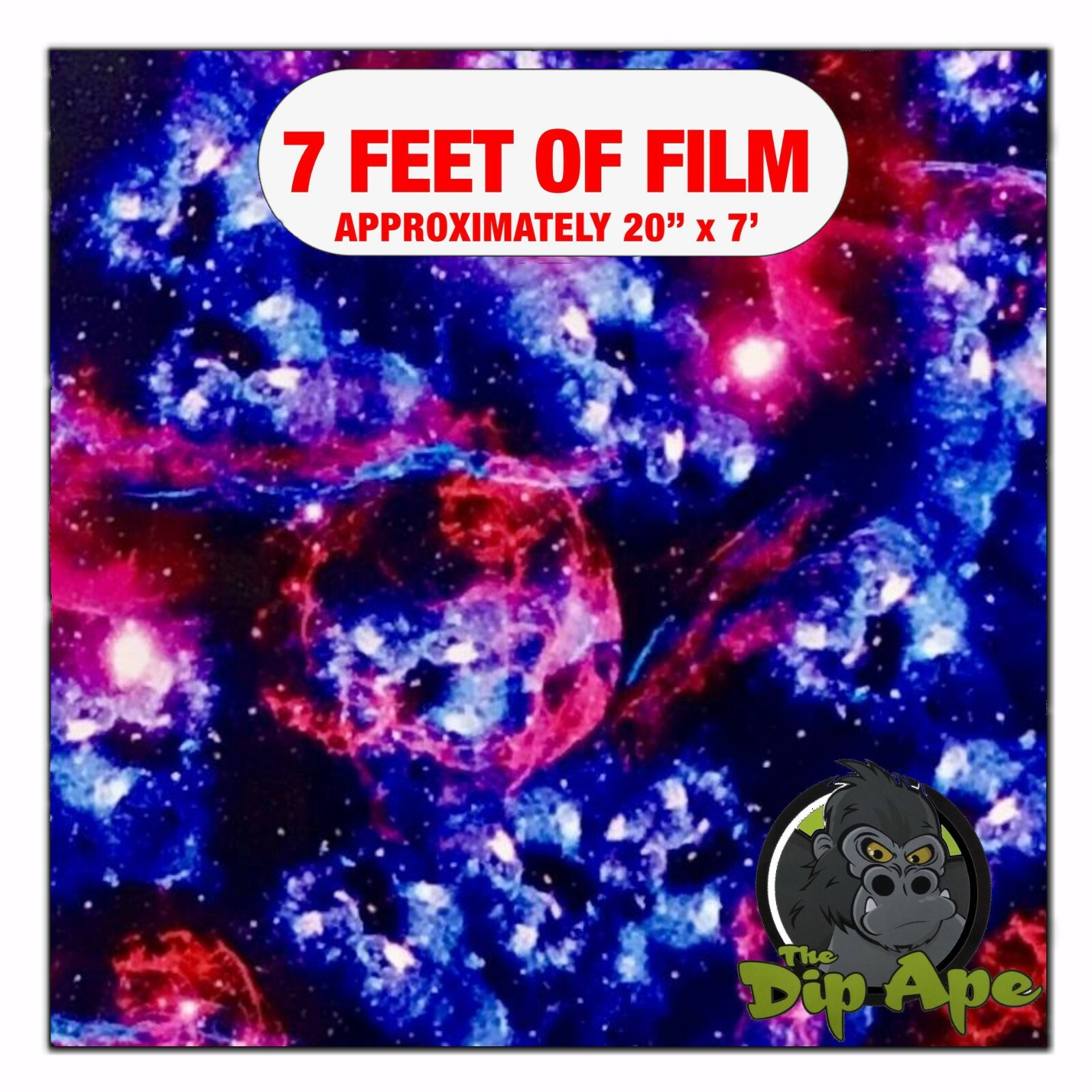 Hydrographic film Galaxy #18 hydro dipping 7' x 20" hydro dip