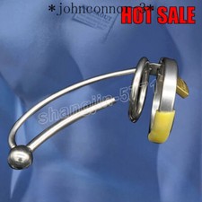 Stainless Steel Metal Male Chastity Device Chastity Cage Locks Peni Rings