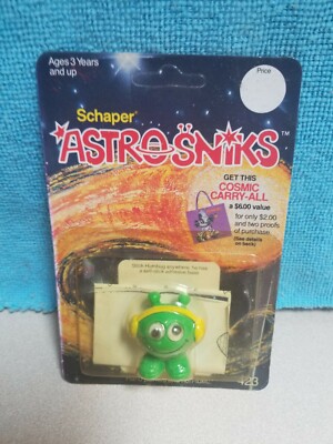 Vintage 1983 Schaper * ASTROSNIKS * GREEN HUMBUG * MINT & UNOPENED * NICE * RARE