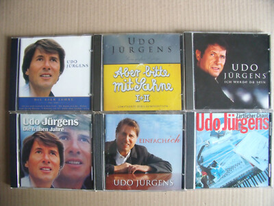 6 x Udo Jürgens - Einfach Ich, Nur das Beste, Die frühen Jahre, Ich werde da sei
