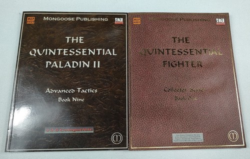 Mongoose Publishing The Quintessential Fighter/ PALADIN II book d20 D&D 3.5 rpg