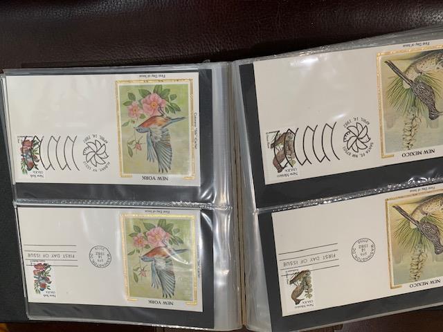 US Colorano FDC's Matching Cancels State Birds & Flowers 2