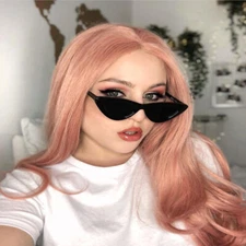 Big Wave Synthetic Front Lace Wig Cute Cosplay Light Pink Wig Anime Halloween