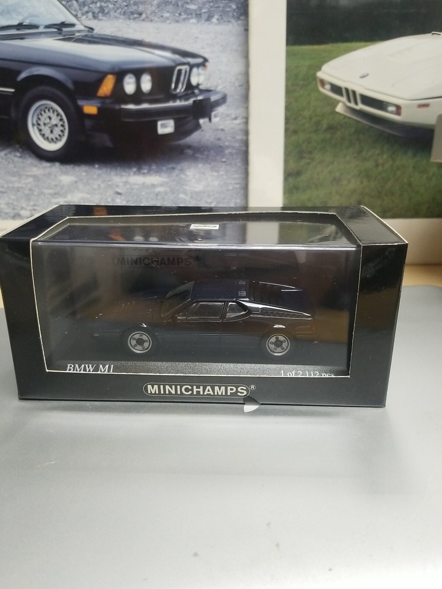 BMW M1 Street 1978 blue ミニカー ミニチャンプス Mini Champs Paul's Model Art BMW M1 STREET (BLUE) 1978 | eBay