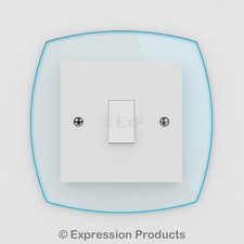 Single / Double Light Switch / Plug Socket Back Plate Finger Surround  (006)