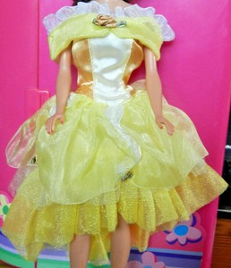 Disney Princess Beauty And The Beast Belle Ballerina Yellow Dress Only Ebay