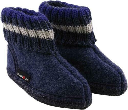 Chaussons Bébé Babbuce Bleu - Taille 24 EU - Semelle Cuir Antidérapante - Neuf Avec Boîte
