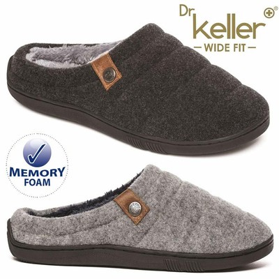 mens wide fit sheepskin slippers