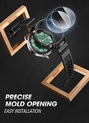 SUPCASE Strap Bands For Galaxy Watch 6 Classic 47mm Rugged Protective Case 2023