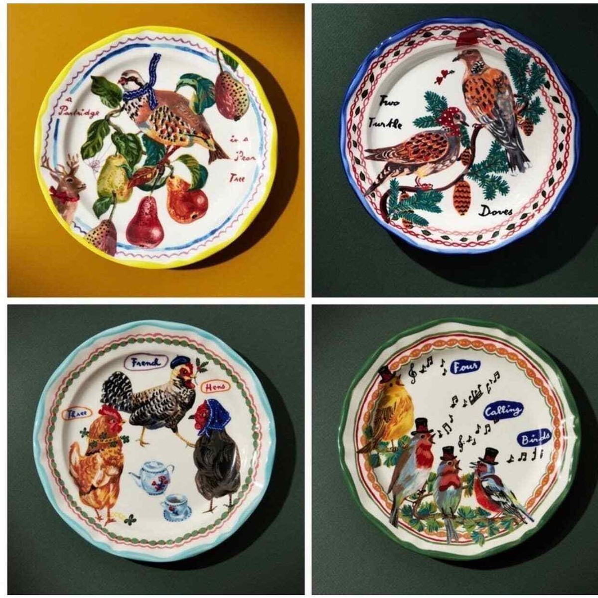 Anthropologie Nathalie Lete Tweleve Days of Christmas Desert