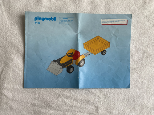 Playmobil 4486 Traktor mit Anhänger, Gartentraktor mit Anleitung, vollständig - Bild 5 von 6