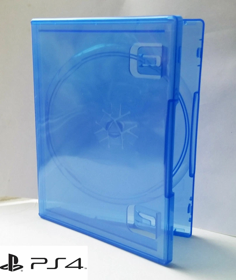 Playstation 4 Repuesto Azul Juego Estuche Nuevo Oficial 1 Disco Almacenamiento