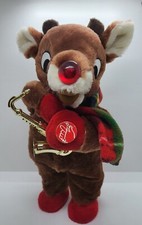 Dan Dee Collector's Choice Saxophone Player Rudolph the Red-Nosed Reindeer Plush