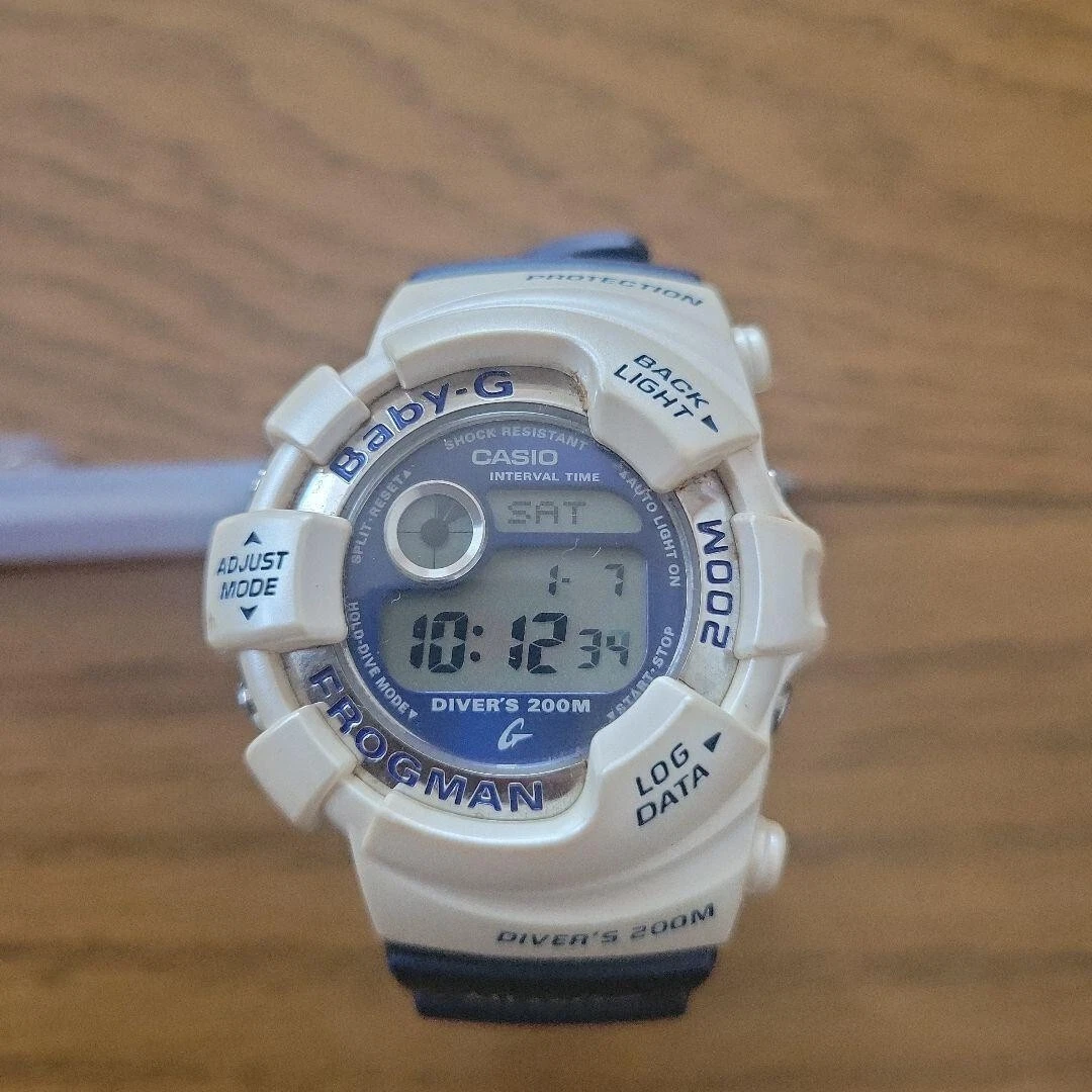 CASIO Baby-G G-SHOCK frogman BGW-100-1AJF Men's Wristwatch White