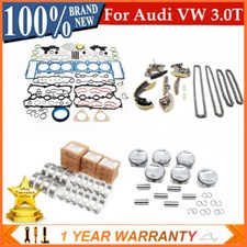 Engine Pistons Gaskets Overhaul Rebuild Kit Parts For VW Audi A4 Q5 S5 3.0TFSI